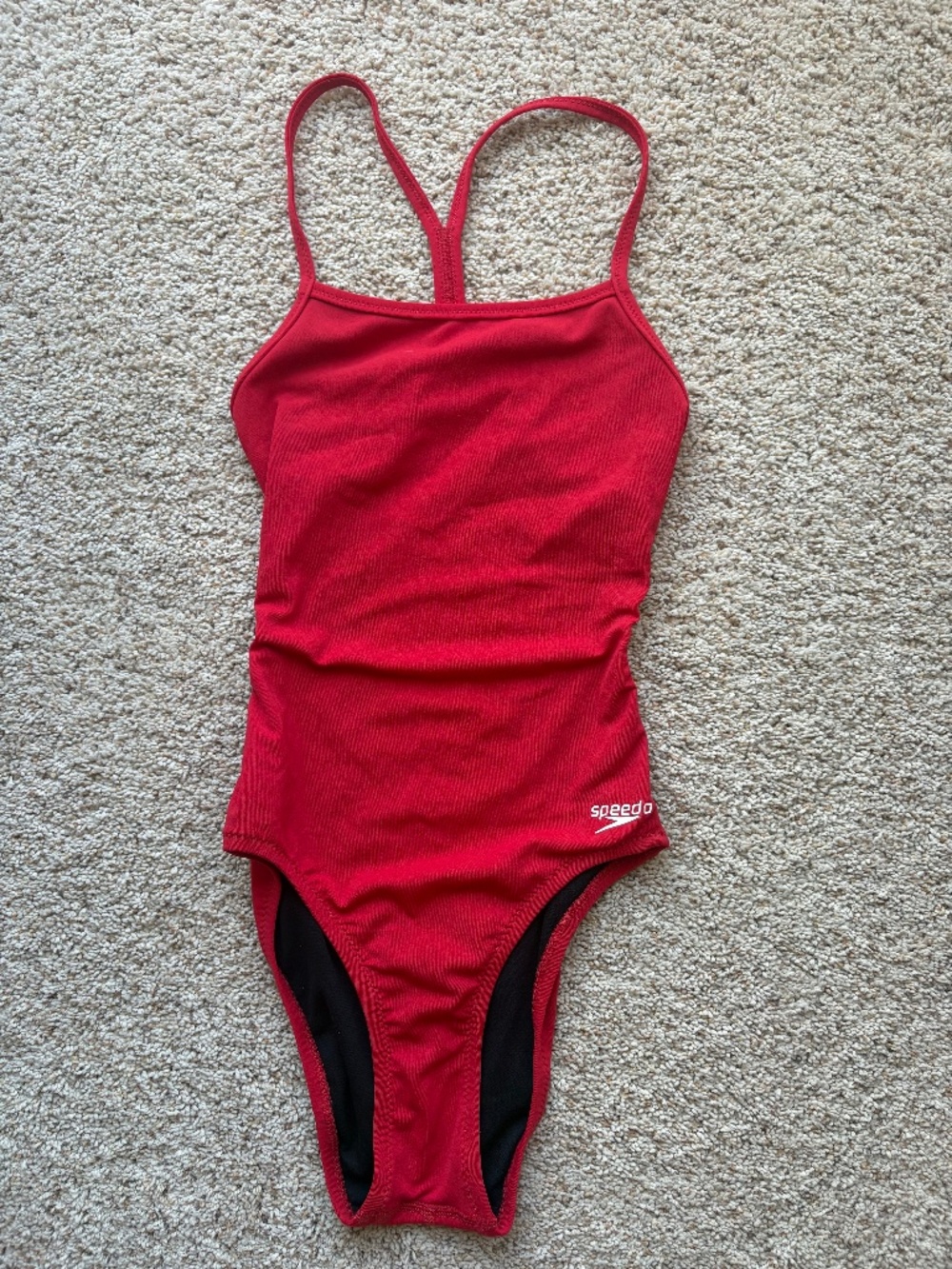 Speedo one back size 26 red